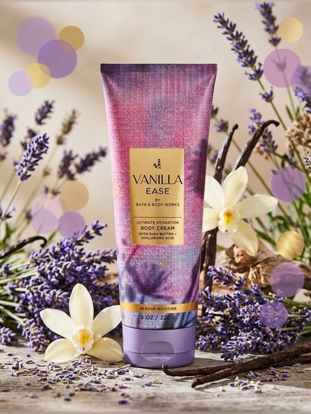 🆕 Bath & Body Works Vanilla Ease Ultimate Hydration Body Cream, 8oz